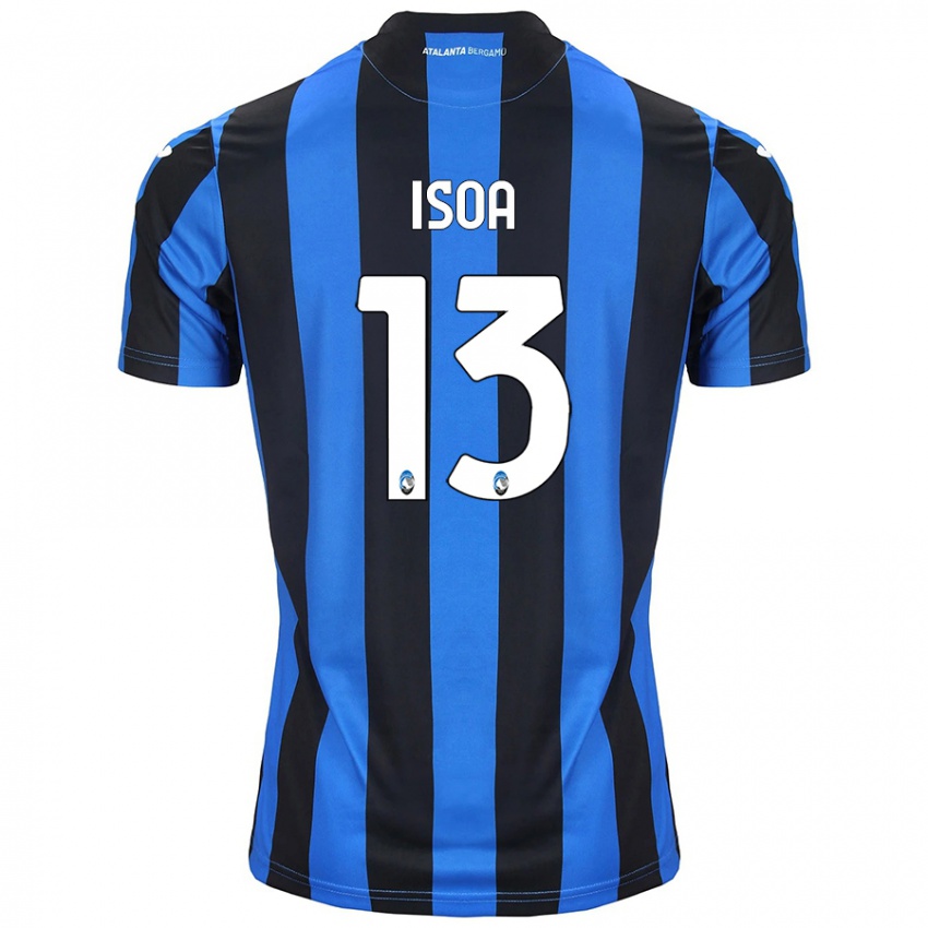 Criança Camisola Isaac Isoa #13 Azul Preto Principal 2024/25 Camisa