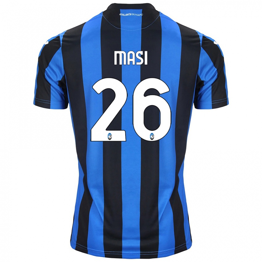 Criança Camisola Alberto Masi #26 Azul Preto Principal 2024/25 Camisa