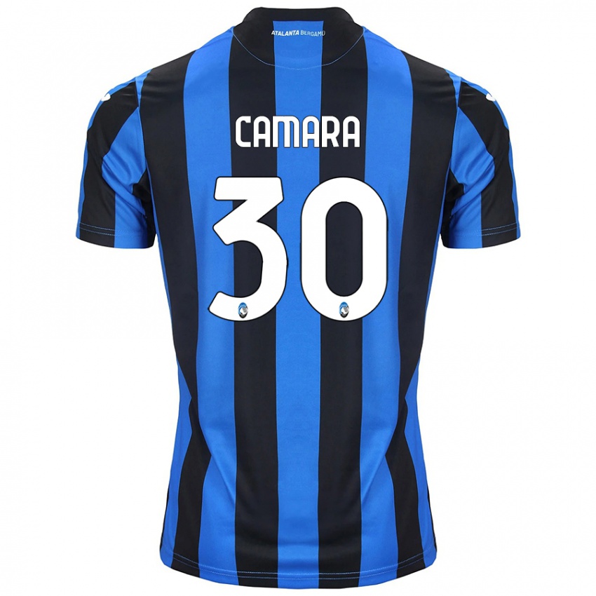 Criança Camisola Henry Camara #30 Azul Preto Principal 2024/25 Camisa