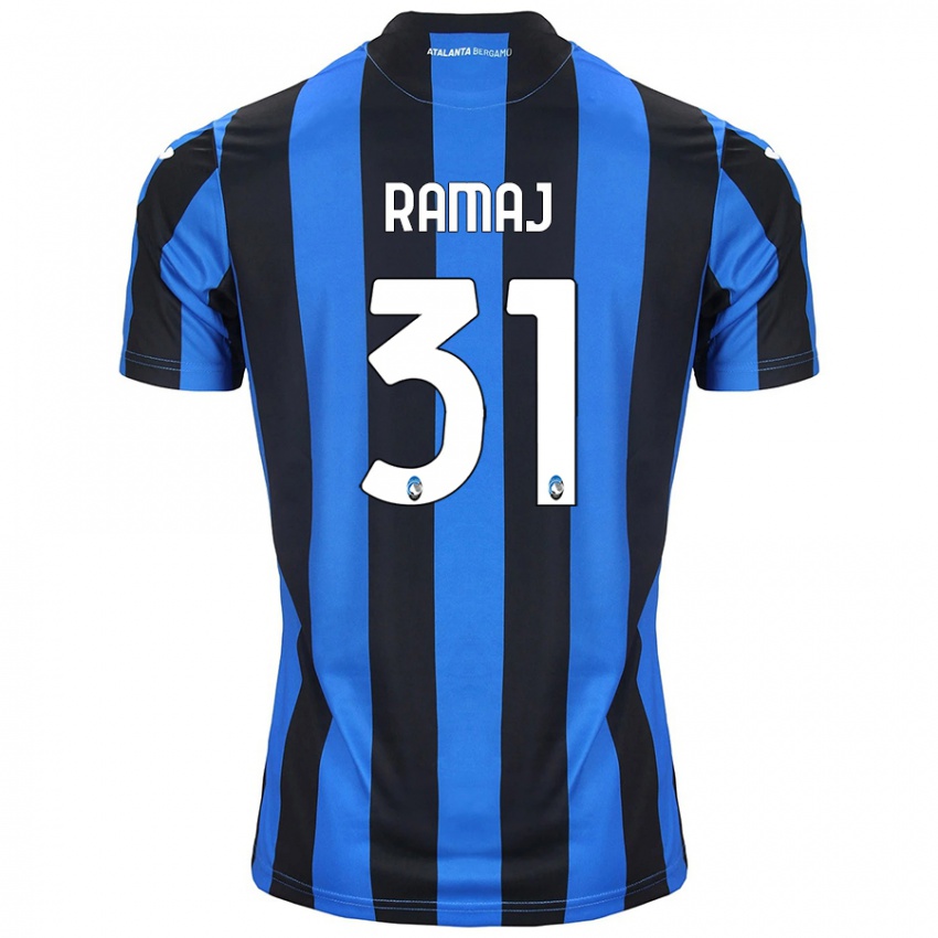 Criança Camisola Gabriel Ramaj #31 Azul Preto Principal 2024/25 Camisa