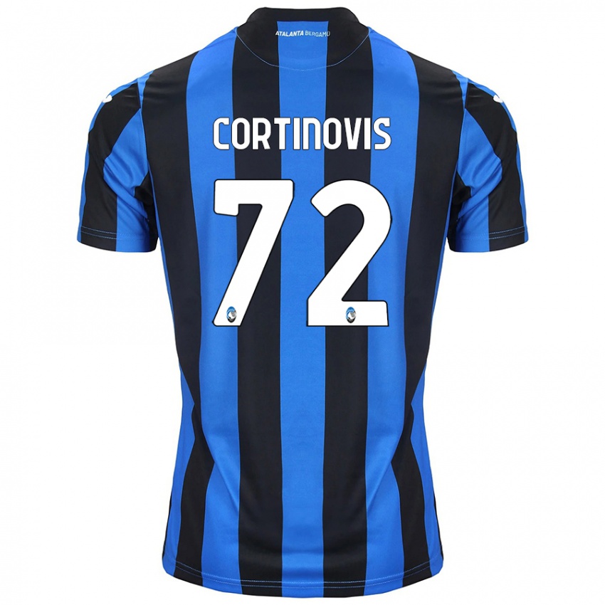 Criança Camisola Alessandro Cortinovis #72 Azul Preto Principal 2024/25 Camisa