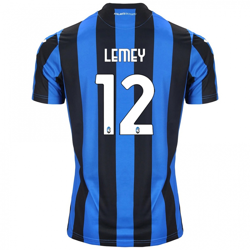 Criança Camisola Diede Lemey #12 Azul Preto Principal 2024/25 Camisa