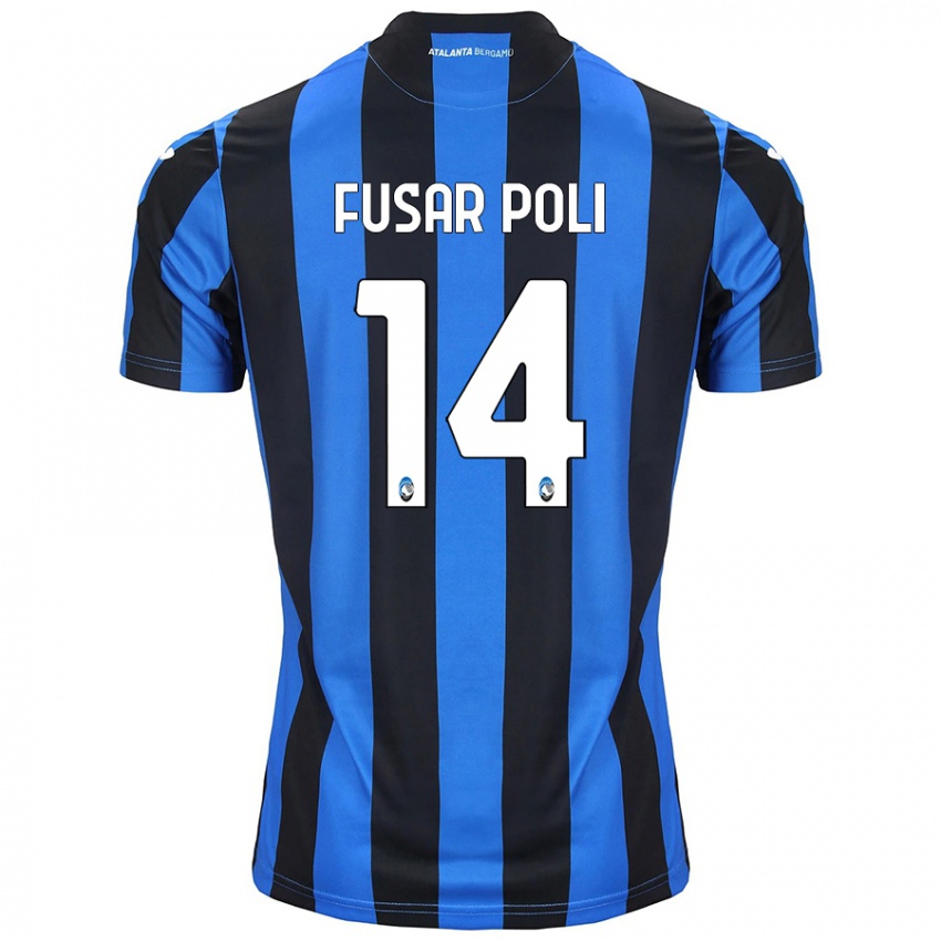 Criança Camisola Giulia Fusar Poli #14 Azul Preto Principal 2024/25 Camisa