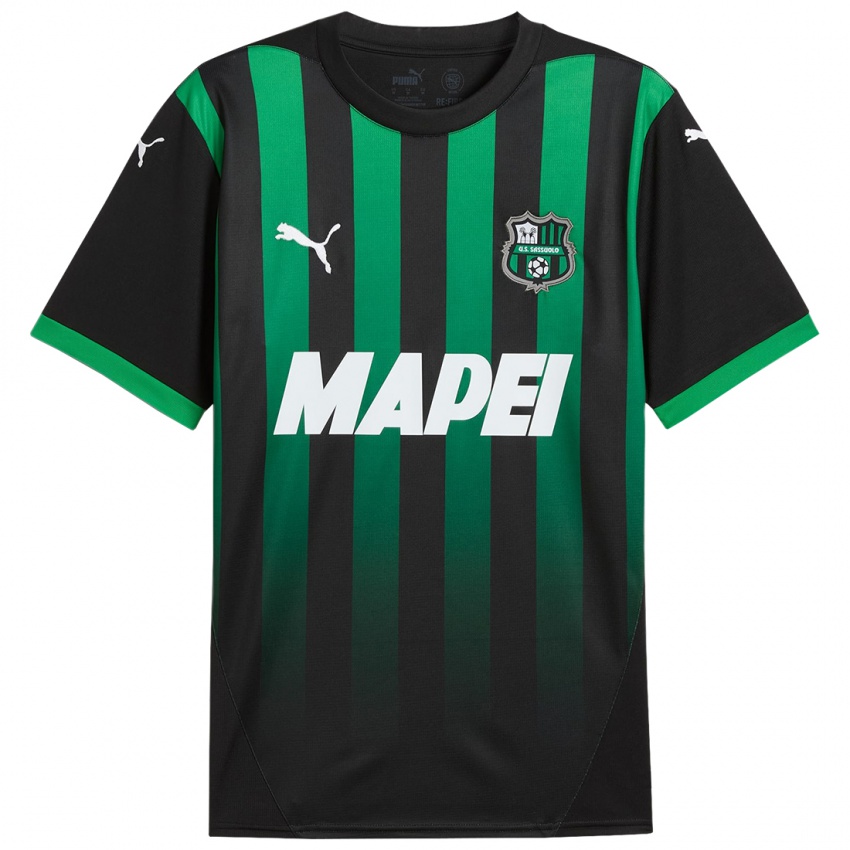 Criança Camisola Alessandro Scacchetti #1 Preto Verde Escuro Principal 2024/25 Camisa