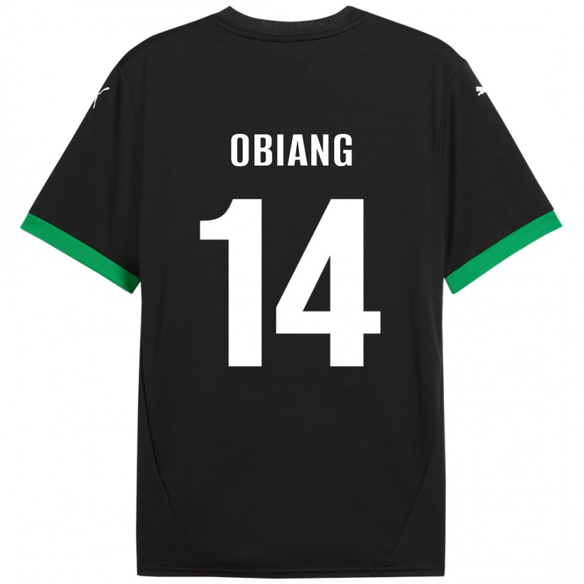 Criança Camisola Pedro Obiang #14 Preto Verde Escuro Principal 2024/25 Camisa