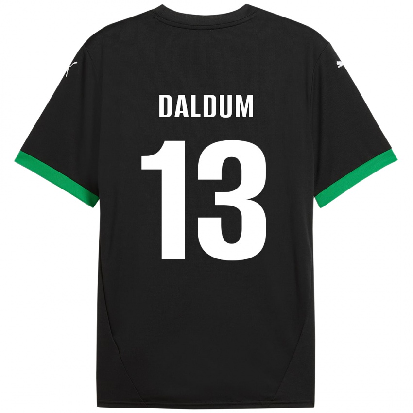 Criança Camisola Sonosi Daldum #13 Preto Verde Escuro Principal 2024/25 Camisa