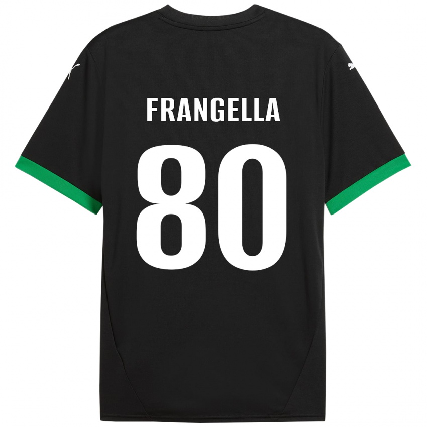 Criança Camisola Christian Frangella #80 Preto Verde Escuro Principal 2024/25 Camisa