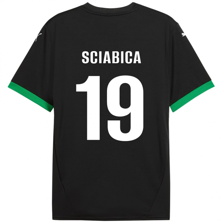 Criança Camisola Manuela Sciabica #19 Preto Verde Escuro Principal 2024/25 Camisa