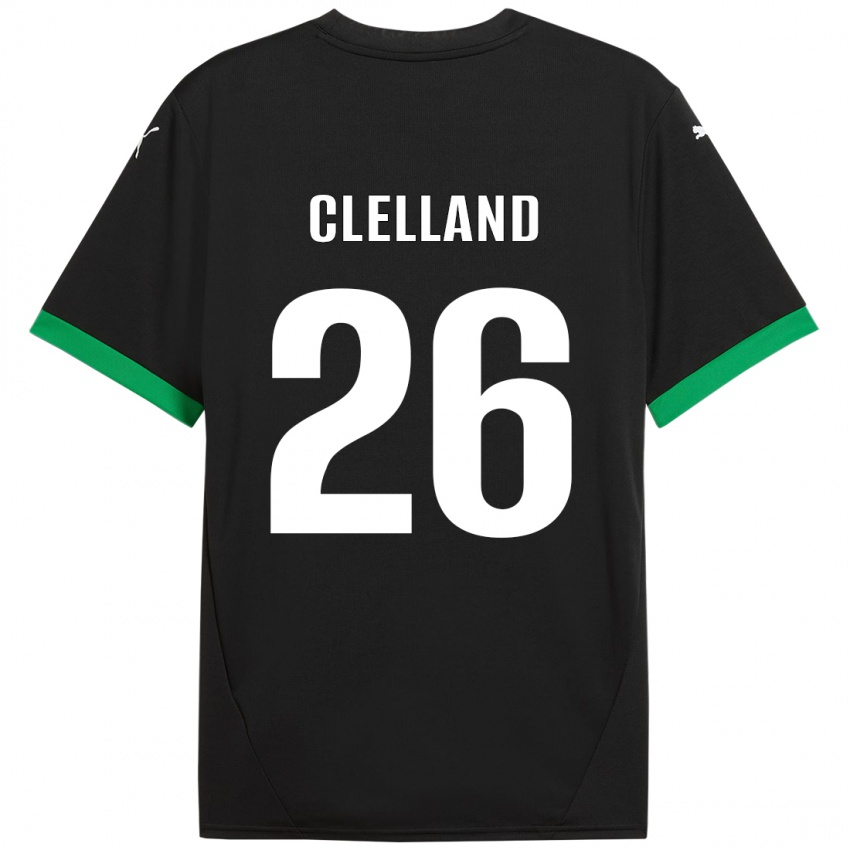 Criança Camisola Lana Clelland #26 Preto Verde Escuro Principal 2024/25 Camisa