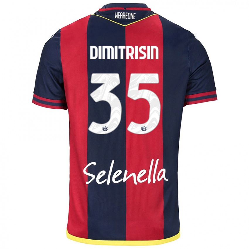 Criança Camisola Danila Dimitrișin #35 Azul Red Royal Principal 2024/25 Camisa