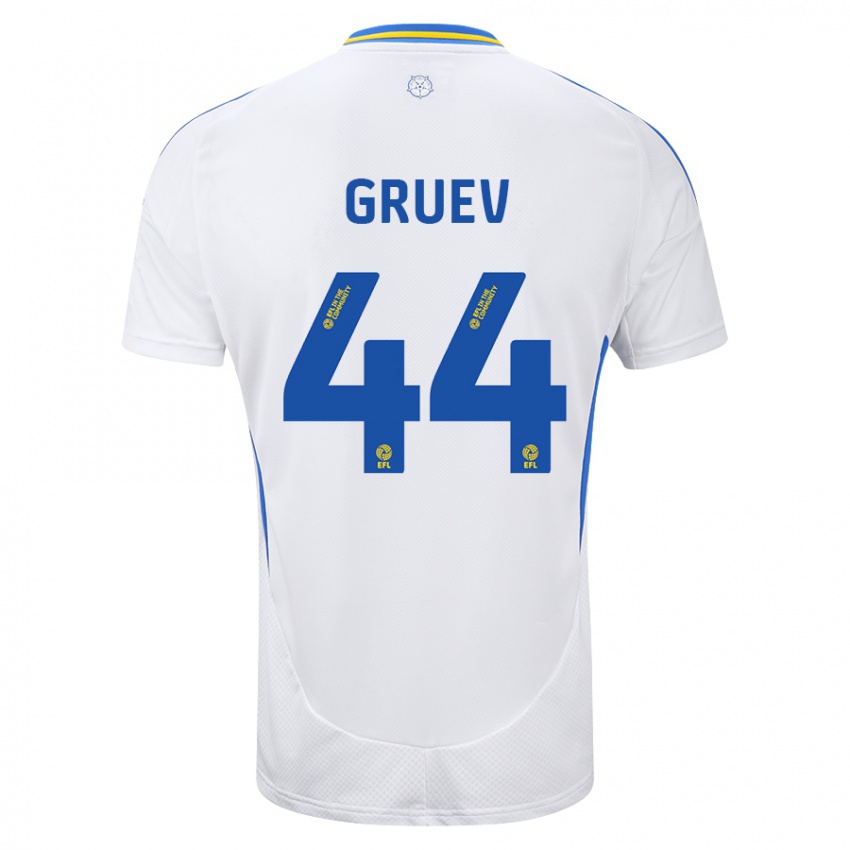 Criança Camisola Ilia Gruev #44 Azul Branco Principal 2024/25 Camisa