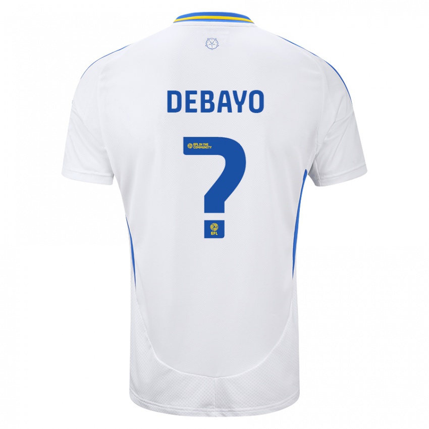 Criança Camisola James Debayo #0 Azul Branco Principal 2024/25 Camisa