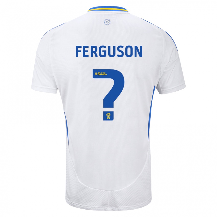 Criança Camisola Connor Ferguson #0 Azul Branco Principal 2024/25 Camisa