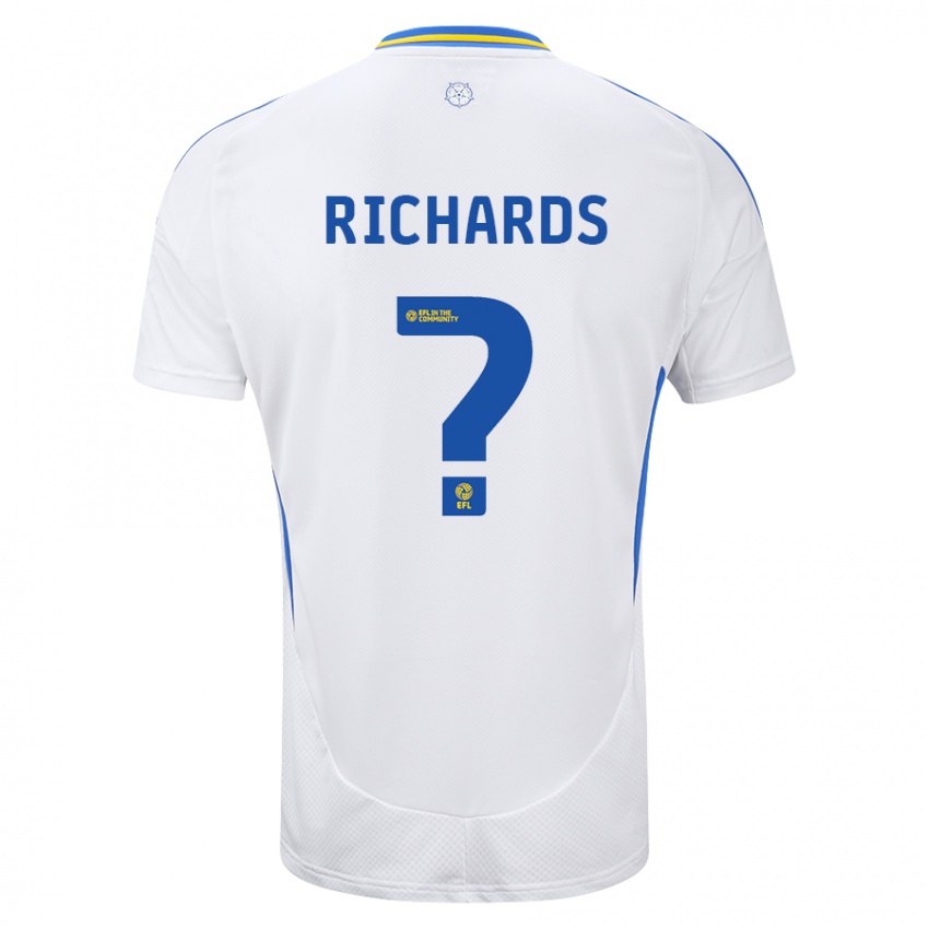 Criança Camisola Joe Richards #0 Azul Branco Principal 2024/25 Camisa