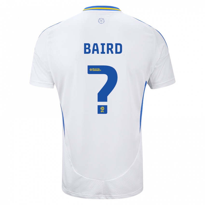 Criança Camisola Alex Baird #0 Azul Branco Principal 2024/25 Camisa