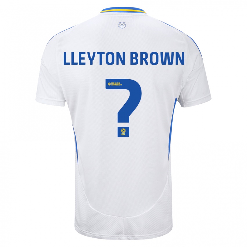 Criança Camisola Lleyton Brown #0 Azul Branco Principal 2024/25 Camisa