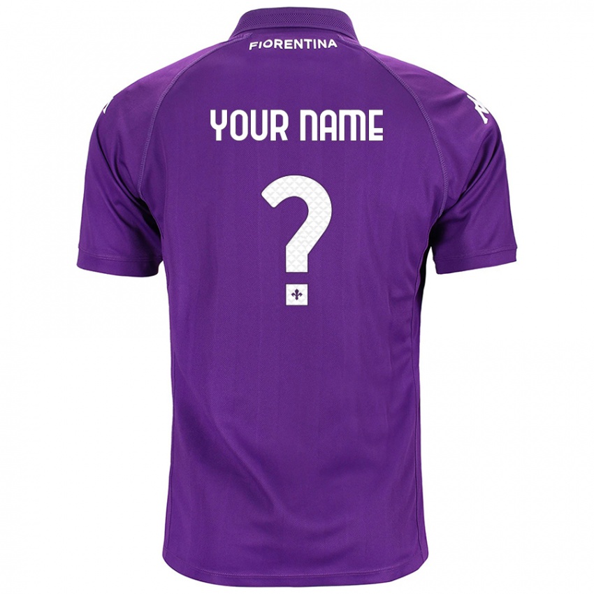 Criança Camisola Seu Nome #0 Roxo Principal 2024/25 Camisa