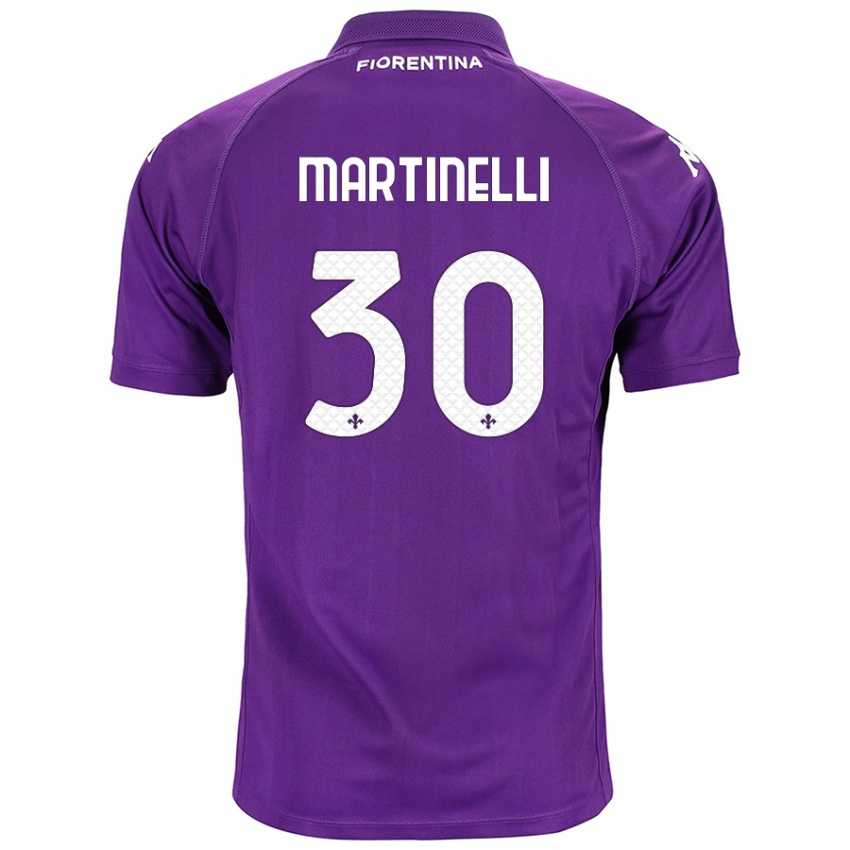 Criança Camisola Tommaso Martinelli #30 Roxo Principal 2024/25 Camisa