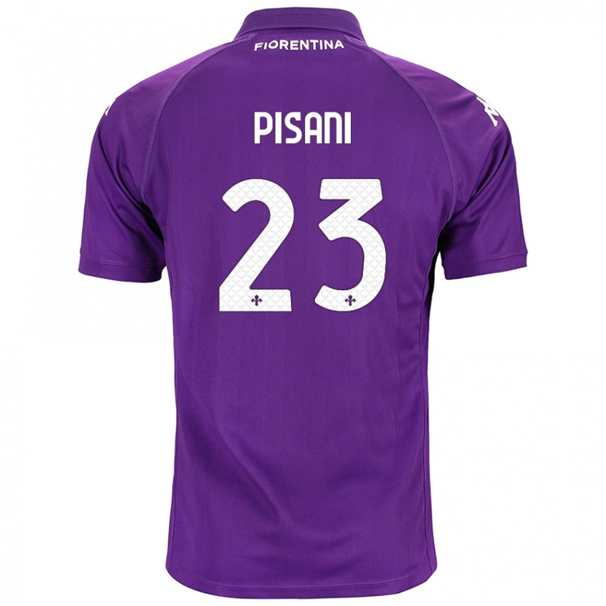 Criança Camisola Diego Pisani #23 Roxo Principal 2024/25 Camisa