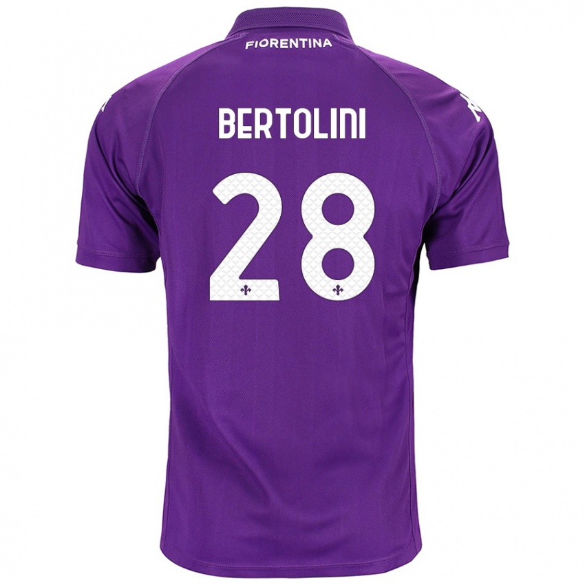 Criança Camisola Gabriele Bertolini #28 Roxo Principal 2024/25 Camisa