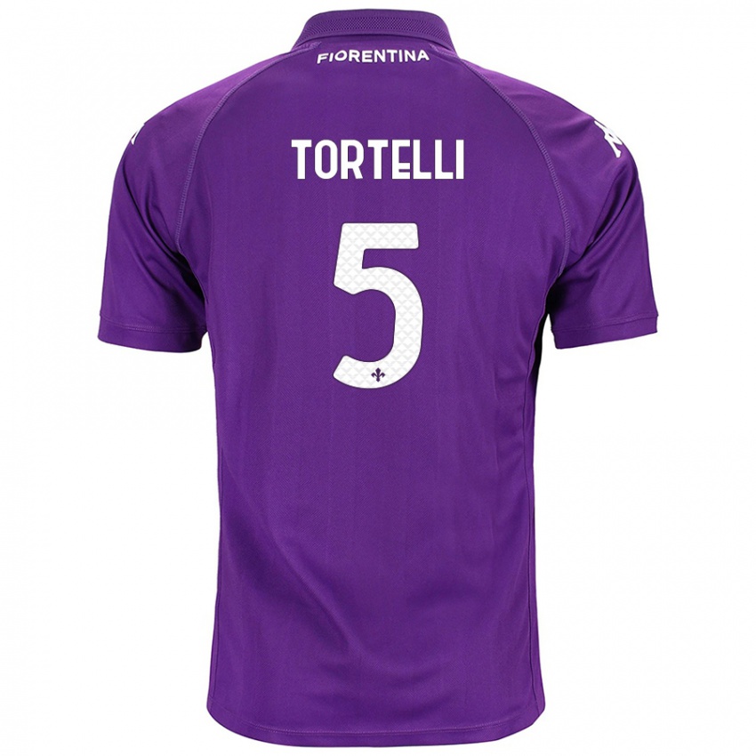 Criança Camisola Alice Tortelli #5 Roxo Principal 2024/25 Camisa