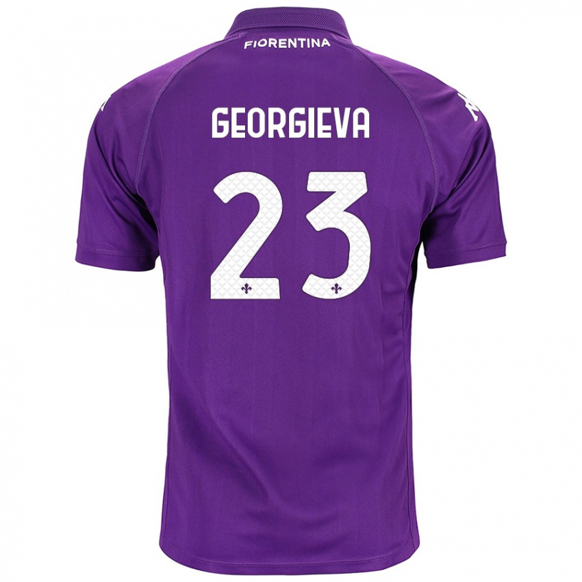 Criança Camisola Marina Georgieva #23 Roxo Principal 2024/25 Camisa