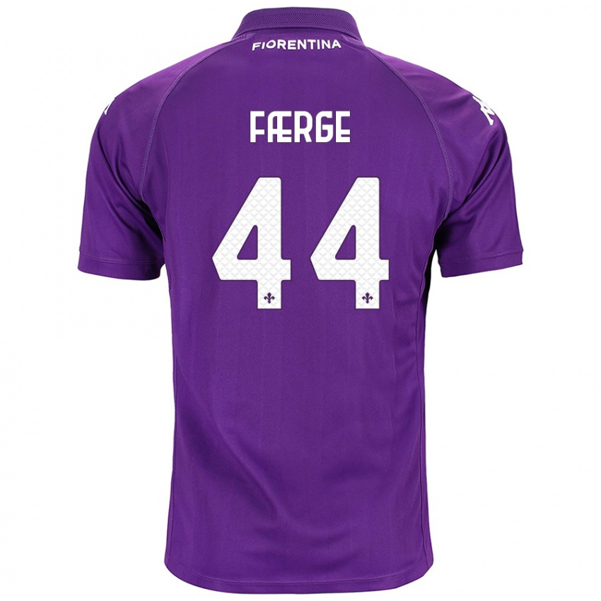 Criança Camisola Emma Færge #44 Roxo Principal 2024/25 Camisa