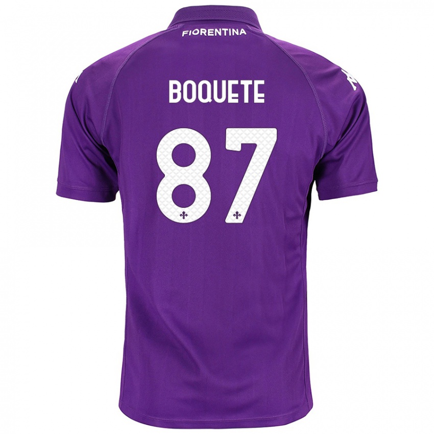 Criança Camisola Veronica Boquete #87 Roxo Principal 2024/25 Camisa