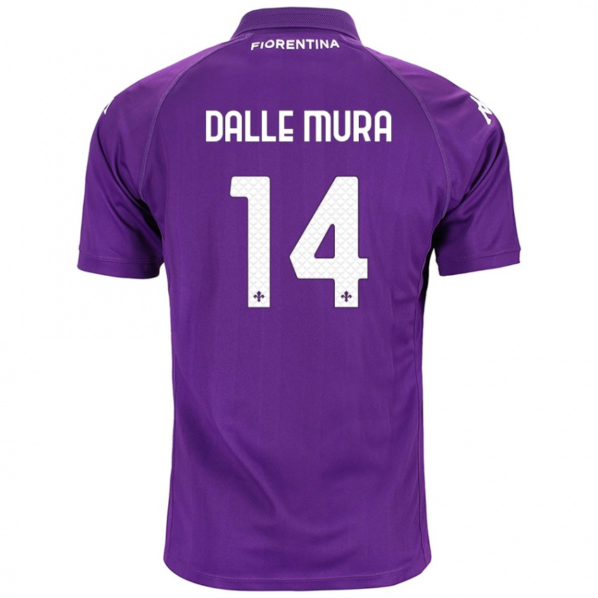 Criança Camisola Christian Dalle Mura #14 Roxo Principal 2024/25 Camisa