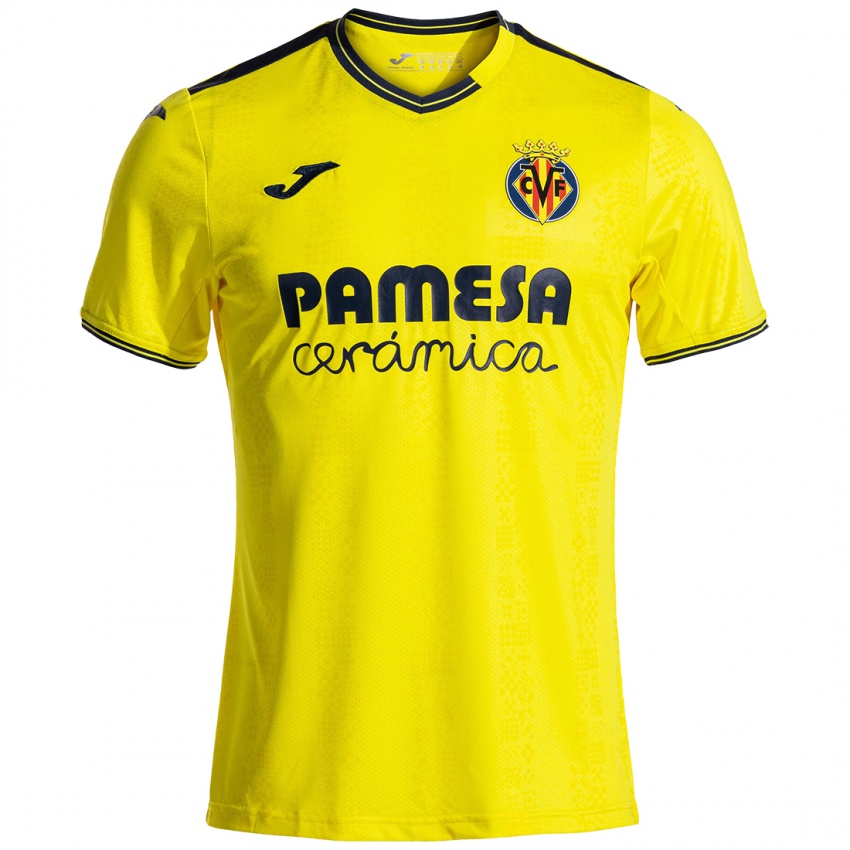 Criança Camisola Tikhon Berdyshev #0 Preto Amarelo Principal 2024/25 Camisa