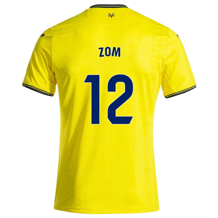 Criança Camisola Ludo Zom #12 Preto Amarelo Principal 2024/25 Camisa