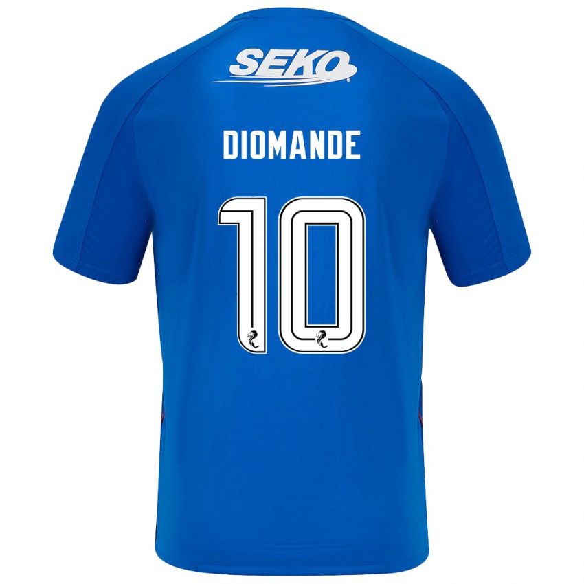 Criança Camisola Mohamed Diomandé #10 Azul Escuro Principal 2024/25 Camisa