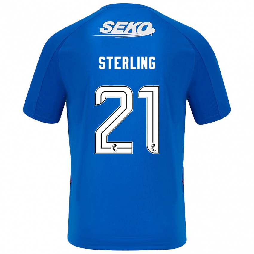 Criança Camisola Dujon Sterling #21 Azul Escuro Principal 2024/25 Camisa