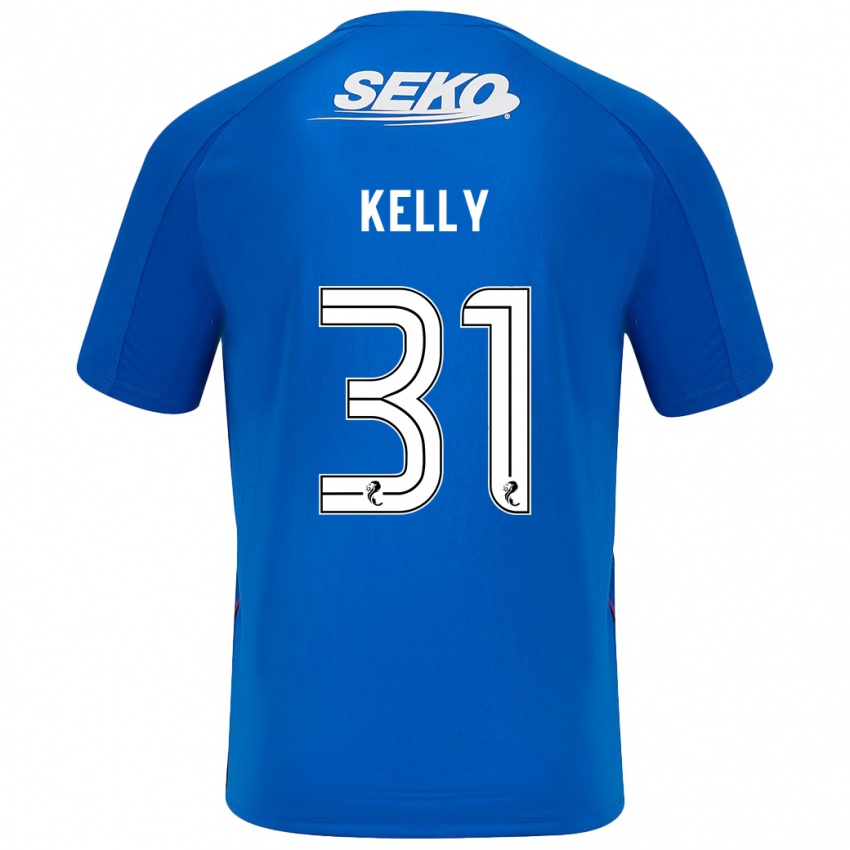 Criança Camisola Liam Kelly #31 Azul Escuro Principal 2024/25 Camisa