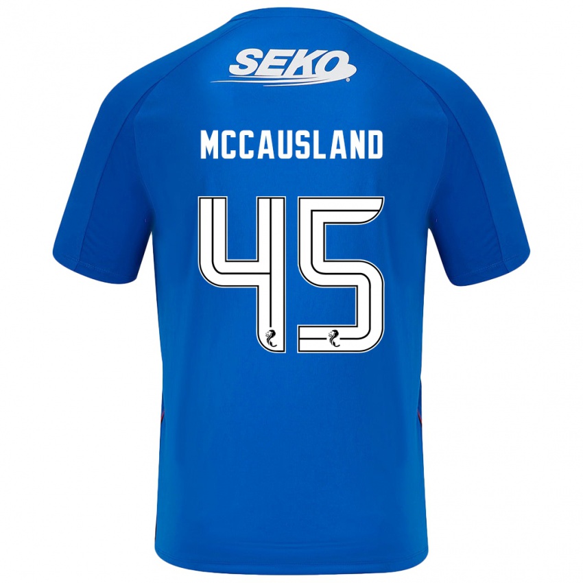 Criança Camisola Ross Mccausland #45 Azul Escuro Principal 2024/25 Camisa