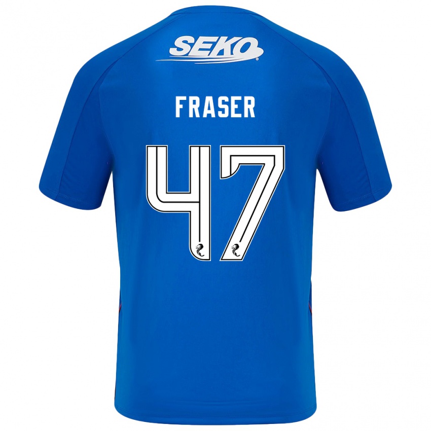 Criança Camisola Robbie Fraser #47 Azul Escuro Principal 2024/25 Camisa