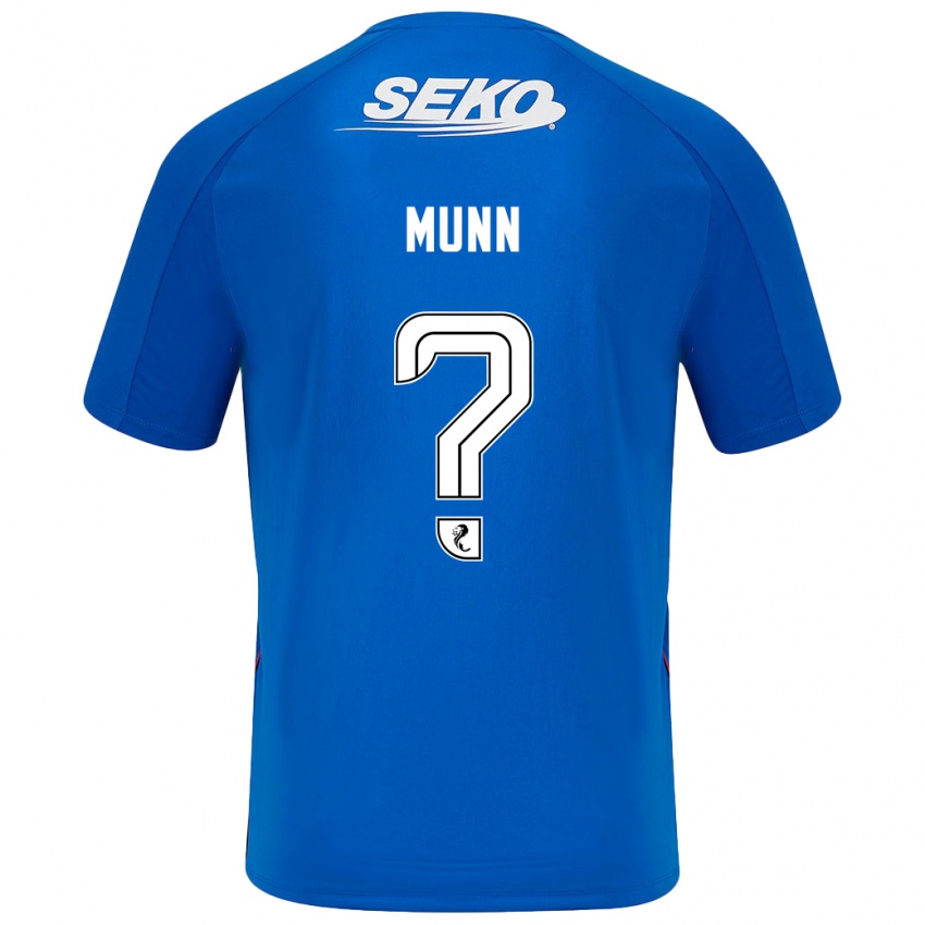 Criança Camisola Mason Munn #0 Azul Escuro Principal 2024/25 Camisa