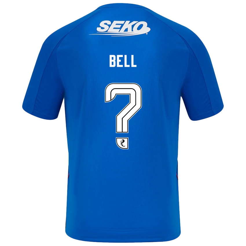 Criança Camisola Cameron Bell #0 Azul Escuro Principal 2024/25 Camisa