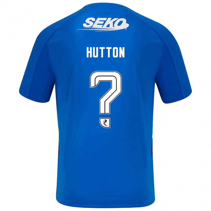 Criança Camisola Zander Hutton #0 Azul Escuro Principal 2024/25 Camisa