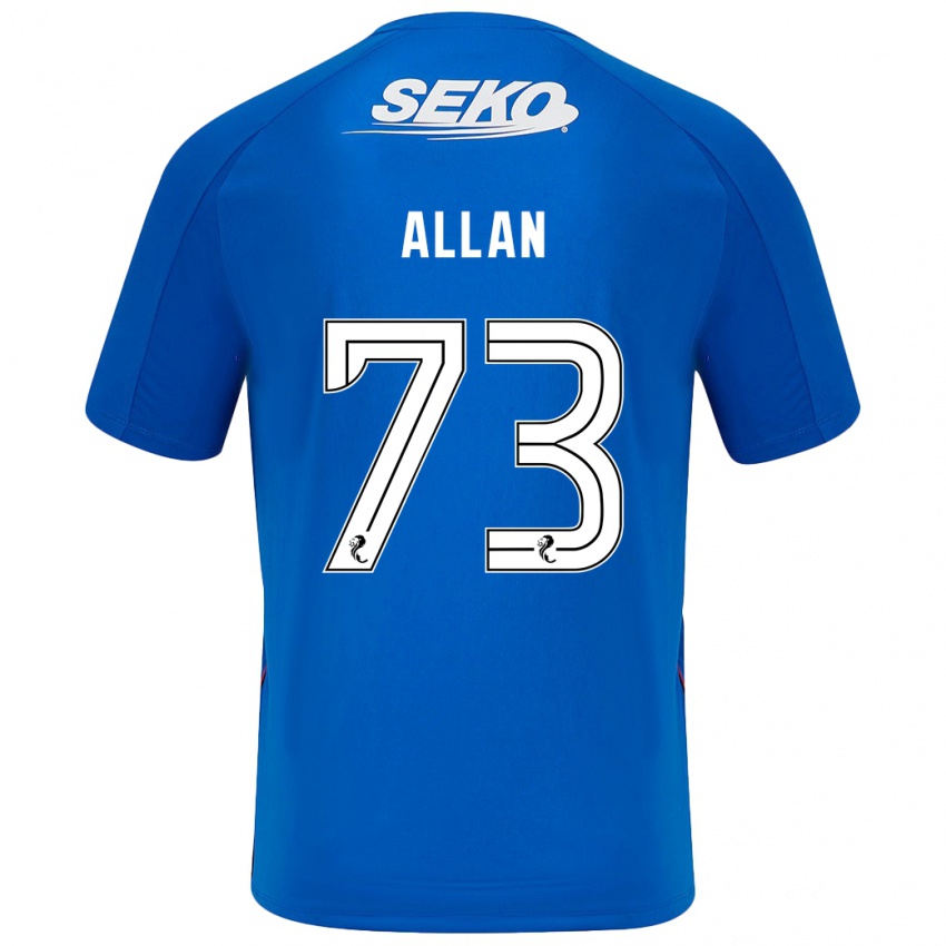 Criança Camisola Connor Allan #73 Azul Escuro Principal 2024/25 Camisa