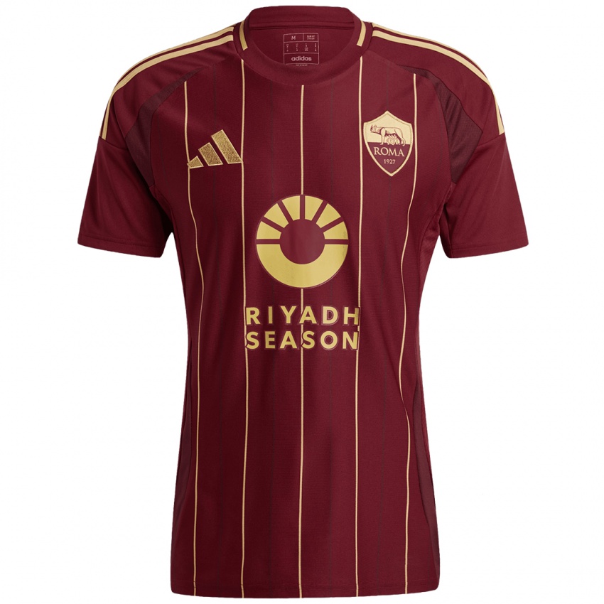 Criança Camisola Andrea Belotti #11 Ouro Castanho Vermelho Principal 2024/25 Camisa