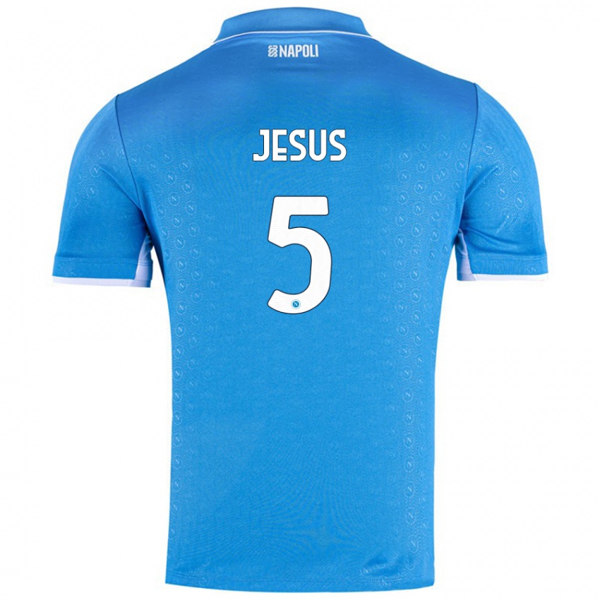 Criança Camisola Juan Jesus #5 Celeiro Azul Principal 2024/25 Camisa