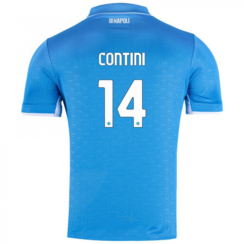 Criança Camisola Nikita Contini #14 Celeiro Azul Principal 2024/25 Camisa