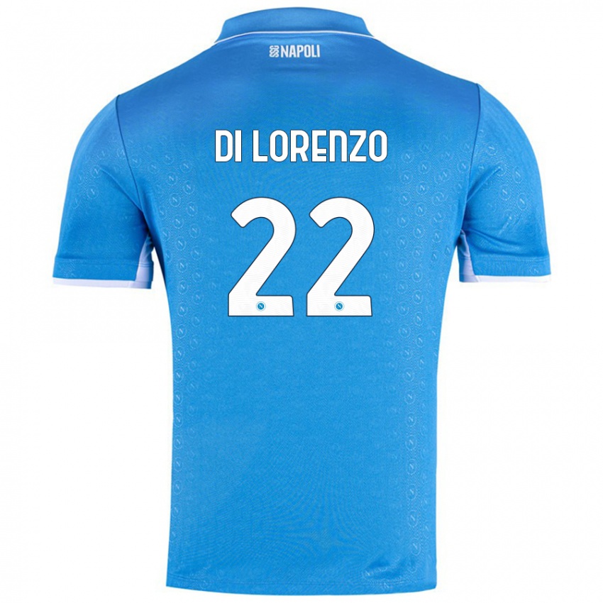 Criança Camisola Giovanni Di Lorenzo #22 Celeiro Azul Principal 2024/25 Camisa