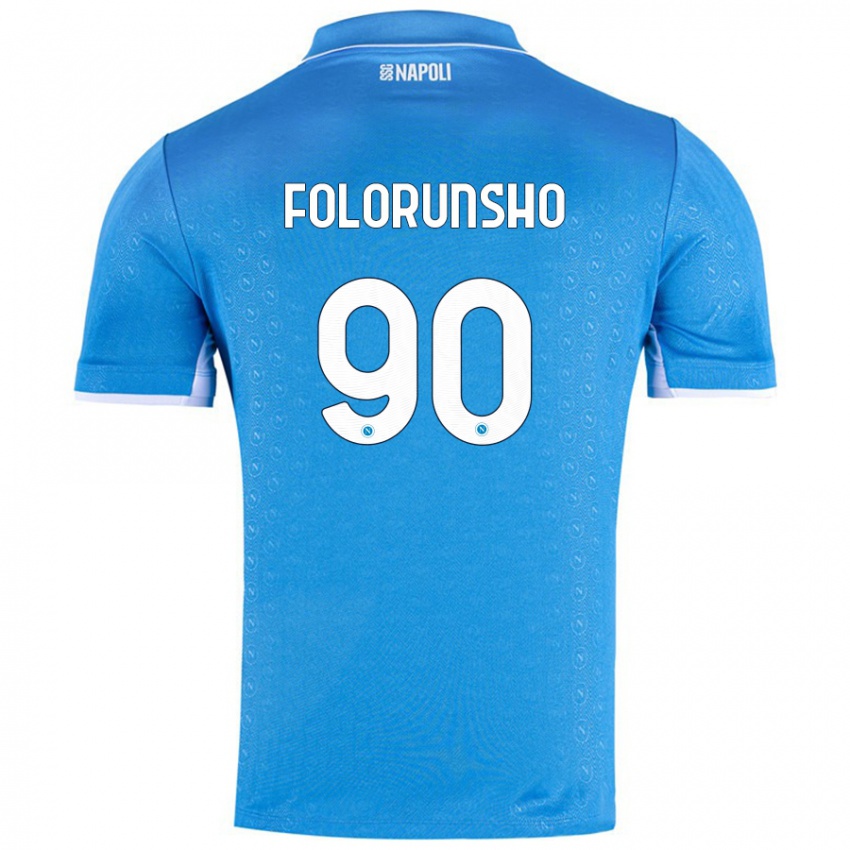 Criança Camisola Michael Folorunsho #90 Celeiro Azul Principal 2024/25 Camisa