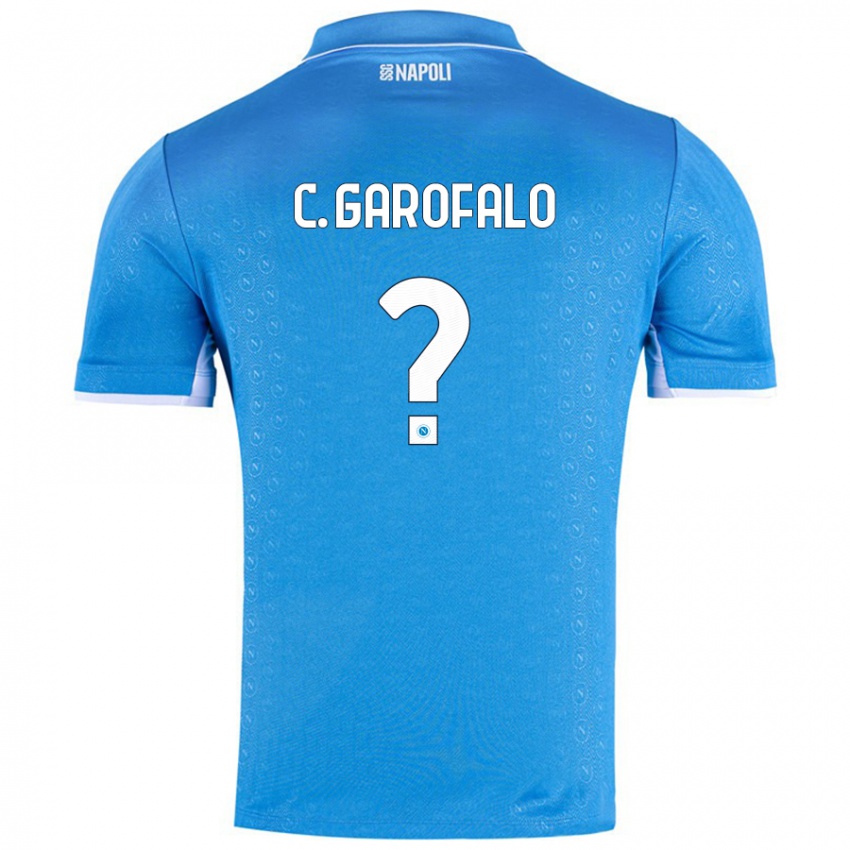 Criança Camisola Christian Garofalo #0 Celeiro Azul Principal 2024/25 Camisa