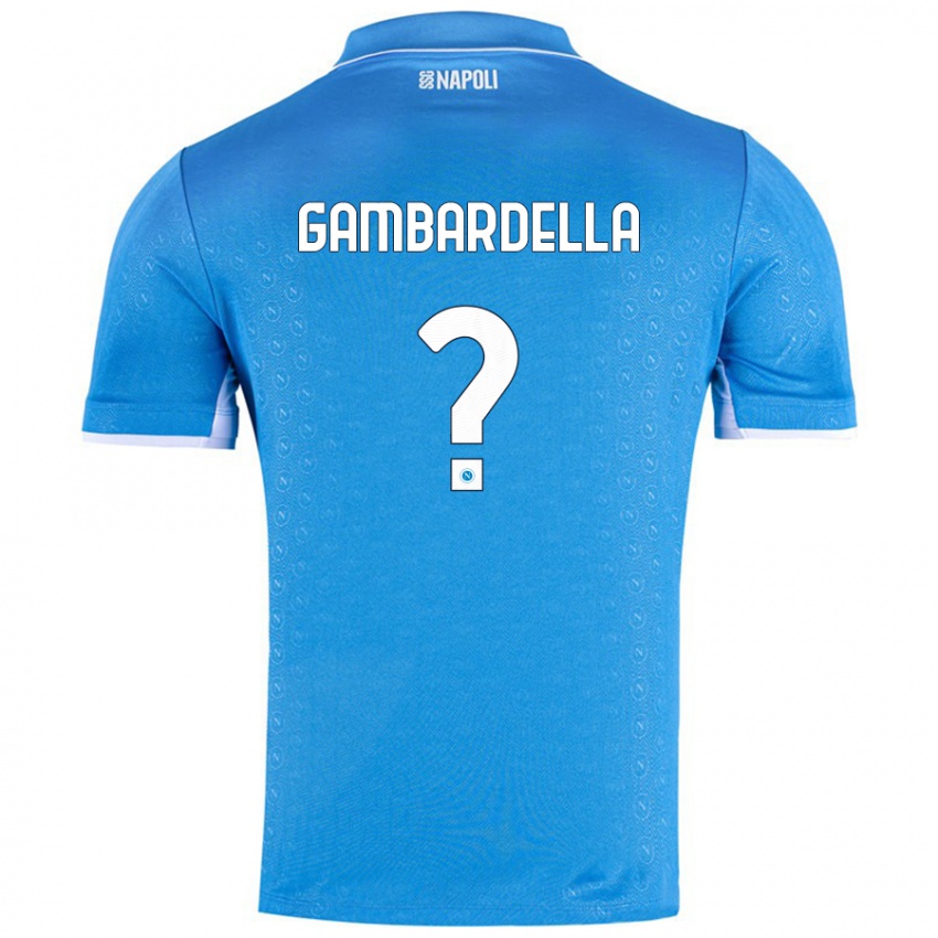 Criança Camisola Vittorio Gambardella #0 Celeiro Azul Principal 2024/25 Camisa