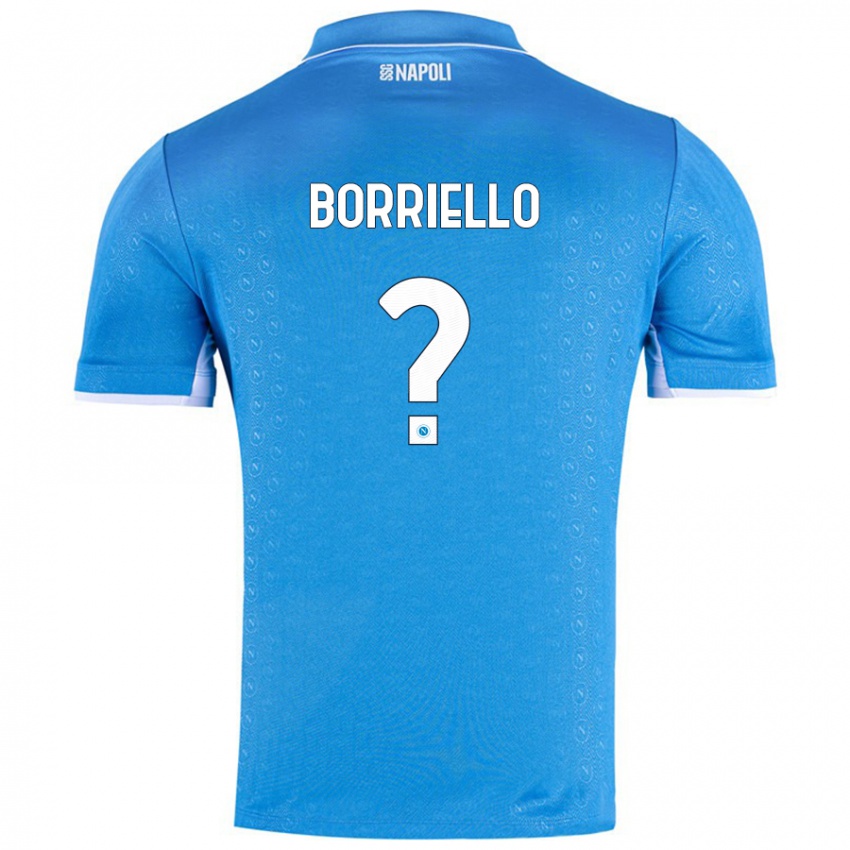 Criança Camisola Salvatore Borriello #0 Celeiro Azul Principal 2024/25 Camisa