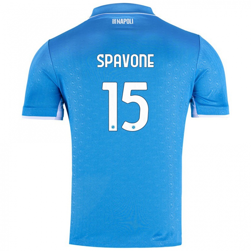 Criança Camisola Alessandro Spavone #15 Celeiro Azul Principal 2024/25 Camisa