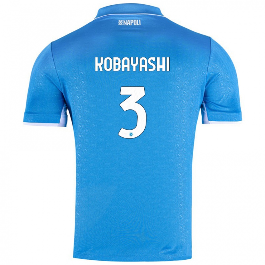 Criança Camisola Miharu Kobayashi #3 Celeiro Azul Principal 2024/25 Camisa